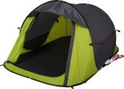 OZtrail Blitz 2 Pop Up Tent 2 Person Yellow grey Gray