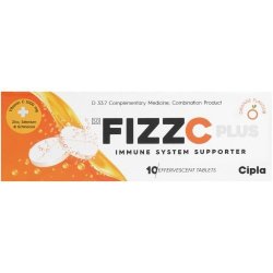 Cipla Fizz-c Plus 10 Effervescent Tablets