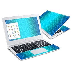 Mightyskins Protective Vinyl Skin Decal Cover For Acer Chromebook 11 CB3-111 Laptop Cover Wrap Sticker Skins Blue Vintage