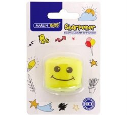 Kids 2 Hole Sharpener With Container - Yellow
