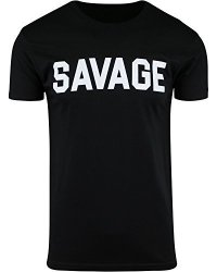 Black Savage Mens Crew Neck Tee 2XL