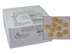 Baked Gluten Free Communion Bread - Square Shape Pack Of 200