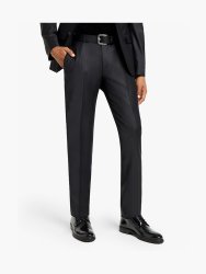 Men&apos S Wool Black Suit Trouser