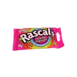 Rascals Fruity Flavour - Party Treats - Assorted Colours - 60G - 10 Pack