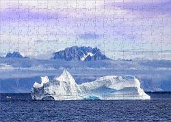 Media Storehouse 252 Piece Puzzle Of Iceberg And Mountains At Sunrise Kujalleq Prinz Christian Sund Fjord 18243071
