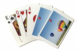 Field Of Hot Air Balloons Rising Up Into The Sky A-9014141 Playing Card Deck - 52 Card Poker Size With Jokers
