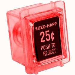 Suzo-Happ Happ Coin Door Reject Button Assembly Red - Arcade Machines | Reviews Online | PriceCheck