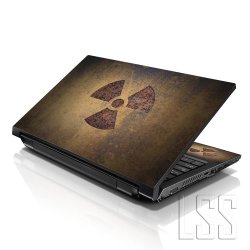 Lss 15 15.6 Inch Laptop Notebook Skin Sticker Cover Art Decal Fits 13.3 14 15.6 16 Hp Dell Lenovo Apple Asus Acer Compaq Free 2 Wrist Pad Included Nuclear Sign