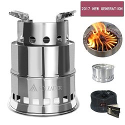 Portable Soleader Wood Burning Camp Stoves Compact Gasifier Wood Stove For Camping Hiking Backpacking The 3RD Generation