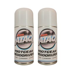 Final Ataq Footgear Deodoriser Shoe Sanitiser Disinfectant Spray 125ML - 2 Pack