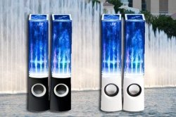 Led Dancing Water Show Music Fountain Light Speakers For Computer Laptop
