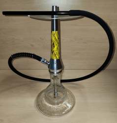 1 Pipe Glass 45CM Hookah - 219MF2A