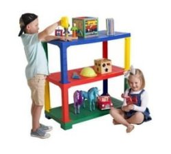 Kids 3 Tier Plastic Shelf