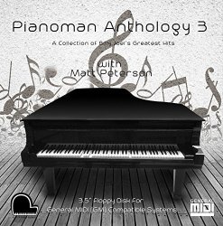 MAN Piano Anthology 3 - Billy Joel Collection - General Midi Compatible Music On 3.5" Dd 720K Floppy Disk For Player Piano Systems And Digital Pianos