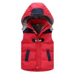 Ircomll Winter Kids Waistcoats - Red 6