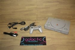 Galactic Retro PS1 Phat Console Has Some Discoloration Due To Age Traders
