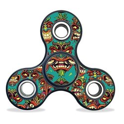Mightyskins Skin Compatible With Fidget Hand Tri-spinner - Crazy Tikis Protective Durable And Unique Vinyl Decal Wrap Cover Easy To Apply Remove