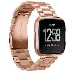 fitbit versa rose gold price