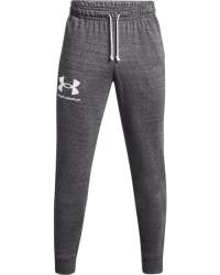 Men's Ua Rival Terry Joggers - Pitch Gray Full HEATHER-012 XL