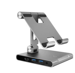 J5 Create J5CREAT JTS224 Multi-angle Stand With Docking Station For Ipad Pro