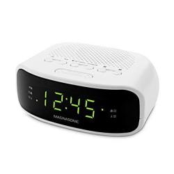 Black Dual Alarm PLL AM/FM Radio HANNLOMAX HX-116CR Alarm Clock Radio 0.6 Green LED Display 