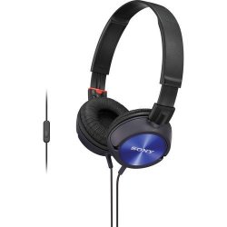 Sony MDR-ZX300AP Android Stereo Headphones Blue