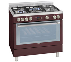 5 Burner Gas Electric Stove Dgs162 Red