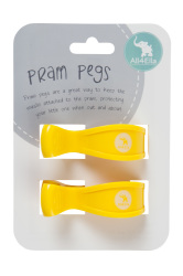 All4ella - Pram Pegs Yellow - Baby Shower Gift