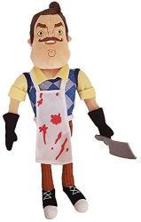 Zag Toys Hello Neighbor The Neighbor With Apron & Cleaver 10-INCH Plush 10"