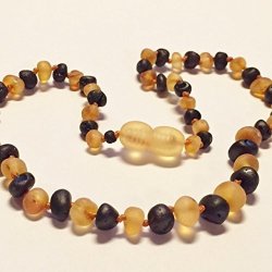 The Art Of Cure Baltic Amber Teething Necklace Raw Lemon cherry 1X1