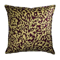 Goldair Gold Leopard Velvet Scatter Cushion