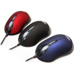 Okion Tio-ii Desktop Mouse USB & PS 2 Red