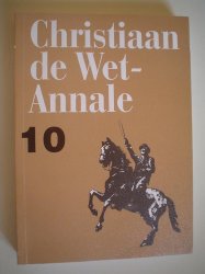 Christiaan De Wet Annale No 10 - Anglo-boer War