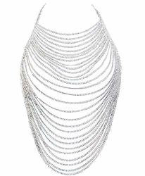 CHRAN Full Body Chain Jewelry For Women Sexy Costume Multilay Silver Metal  Chain Harness Prices | Shop Deals Online | PriceCheck