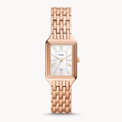 Fossil Raquel Three-hand Date Rose Gold-tone Stainless Steel Women's Watch ES5271