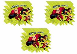 The Incredibles Invitations Pack Of 24