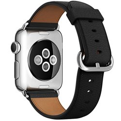 Becoler Leather Watchband Replacement Bracelet For Apple Watch 42MM