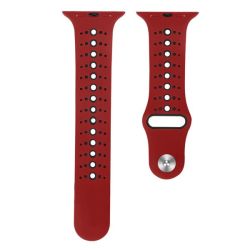 Sports Two-tone Silicone Replacement Strap For Apple Watch 9 41MM