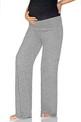 Absolute Maternity Foldband Pants -melange Grey