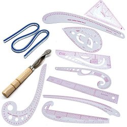 6pcs Sewing Rulers Kit, Hip Curve Ruler Dressmaking Tool Clothing Rulers  Set, Plastic Sewing Rulers, Styling Sewing French Curve Ruler Set for