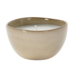 Candle Harmony Porcelain Bowl Stone 10X6