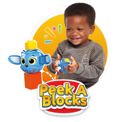 Peek A Blocks Schoolhouse With Big Building Blocks Building Toys For Toddlers 42 Pieces
