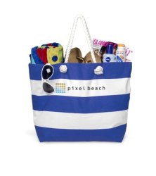 Coastline Beach Bag - Blue BAG-4205