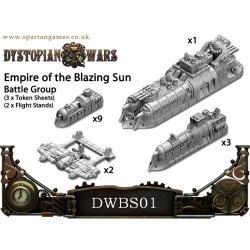 Sokutsu Class Battleship Empire Of The Blazing Sun Dystopian Wars Miniature Game