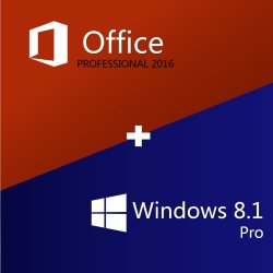 Microsoft Windows 8.1 Pro & Office 2016 Pro Plus Combo License For 1 User On 1 Device