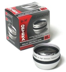 Opteka 2X HD2 Telephoto Lens For Canon Vixia Hf M31 M32 HF10 HF100 HF11 HF20 HF21 HG21 HR10 DC40 DC50 HV10 Ivis HV10 Legria