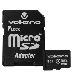 Volkano Micro Series Micro Sd Card 8GB - Class 4