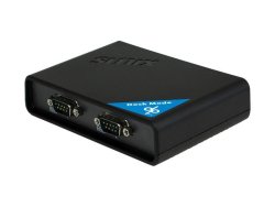 Sunix DPKX02H00 Deviceport Dock Mode Ethernet Enabled 2-PORT High Speed RS-232 Port Replicator