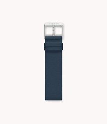 MisFit 20MM Smartwatch Silicone-backed Leather Band Color: Indigo Blue MIS9283
