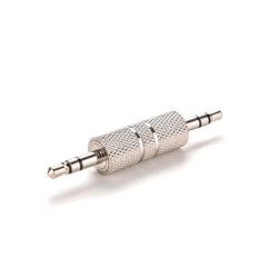 3.5MM Male Aux Stereo Plug To Male Aux Headphone Coupler Adapter
